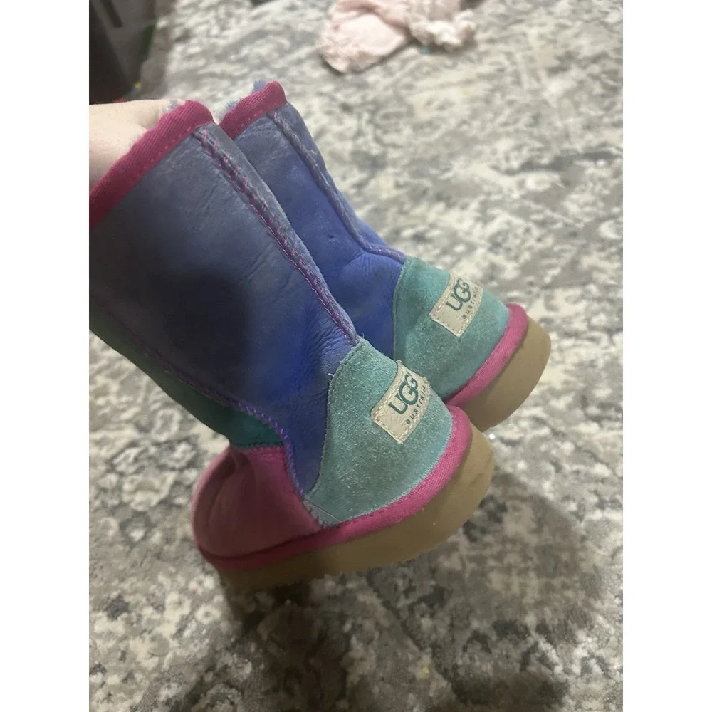 Girls Color block Ugg‎ Australia Suede Boots Size 3